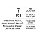 YATO Control upevňovacia sada 7 dielov (benzín) Opel Chevrolet
