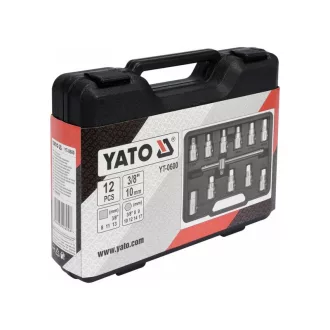   YATO Sada kľúčov na vypúšťanie oleja 12 kusov 8-13 mm, 8-17 mm 3/8"