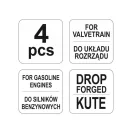 YATO Control upevňovacia sada 4 diely (benzín) VW Škoda Seat