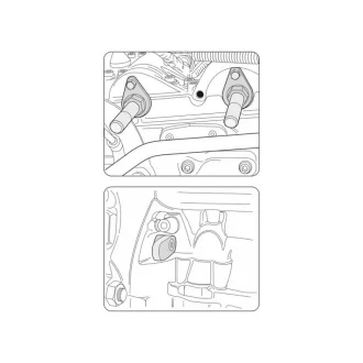   YATO Control upevňovacia sada 4 diely (benzín) VW Škoda Seat