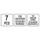 YATO Control upevňovacia sada 7 dielov (benzín) Ford Volvo