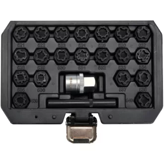 Sada na demontáž skrutiek krytu kolesa YATO VW 22 dielov