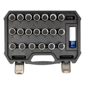 Sada na demontáž skrutiek krytu kolesa Opel YATO 21 dielov