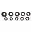 YATO Sada na demontáž hlavy skrutkovača 10 kusov 3/8" 9-19 mm