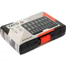 YATO súprava na extrakciu skrutiek 25 kusov (pre vnútorné torxové, šesťhranné a drážkované skrutky)