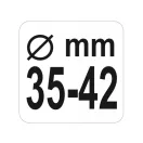 YATO Zostava ojnice na riadidlá 1/2" 35-42 mm