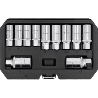   YATO Sada na odstránenie skrutiek 11 dielna 3/8", 1/2"