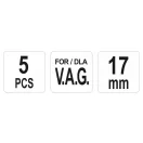 Sada sťahovákov vačkového hriadeľa a ozubeného kolesa YATO 5 dielov