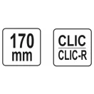 YATO Hadicové kliešte 170 mm