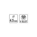 YATO Kliešte na uchytenie vodovodných potrubí 215 mm