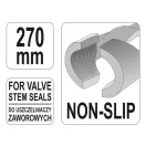 YATO Kliešte na podložku drieku ventilu, dĺžka 270 mm