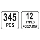 YATO Plastová patentová stavebnica 345 dielov Peugeot