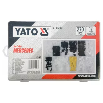 YATO Plastový patentový set 270 dielov Mercedes