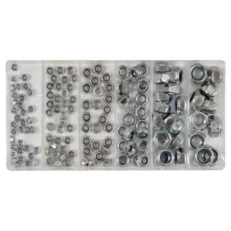 Sada samosvorných matíc YATO Hexagon 146 kusov M4-M12