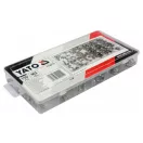 YATO Šesťhranná súprava matíc uzavretých skrutiek 150 kusov M3-M10