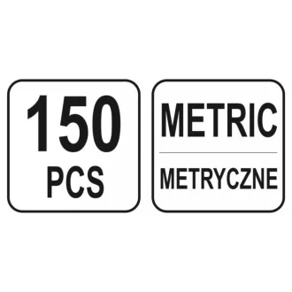 YATO Krídlový orech 150 kusov