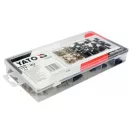 Sada skrutiek a podložiek karosérie YATO 170 dielov