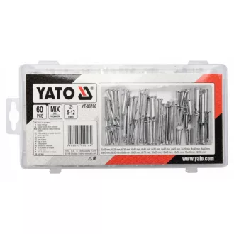 YATO Pin sada 60 kusov