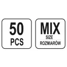 YATO Sada pružinových zatváracích špendlíkov 50 kusov