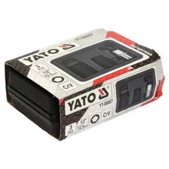   YATO Sada nástrčných kľúčov na montáž brzdového strmeňa 3 diely 1/2" CrV