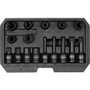 YATO Sada mechanického nástrčného kľúča na montáž brzdového strmeňa 16 kusov 1/2" CrMo