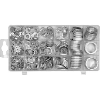 Sada hliníkových podložiek YATO 450 kusov