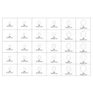 YATO Sada hliníkových podložiek 300 ks