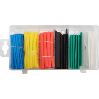 Sada zmršťovacích trubíc YATO Color 128 kusov
