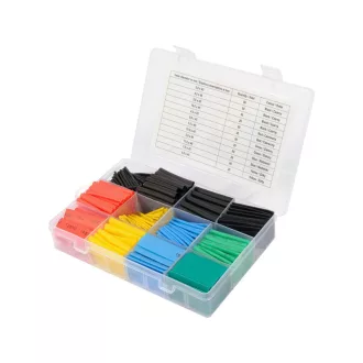 Sada zmršťovacích trubíc YATO Color 530 kusov