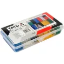 Sada zmršťovacích trubíc YATO Color 171 kusov