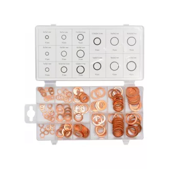 YATO Medená sada podložiek 150 ks