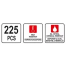 Sada O-krúžkov YATO 225 ks