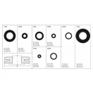 YATO Sada káblových priechodiek 180 kusov