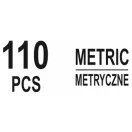 YATO mazací gombík (mazacia hlava) sada 110 ks