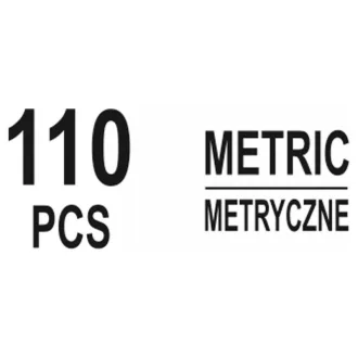 YATO mazací gombík (mazacia hlava) sada 110 ks