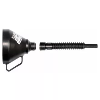 YATO Plastový lievik so 150 mm flexibilnou trubicou