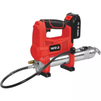   Akumulátorový mazací lis YATO 18 V (1 x 3,0 Ah akumulátor + nabíjačka)