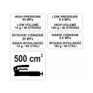 YATO Páková maznica 500 cm3 7-70 MPa nastaviteľný tlak