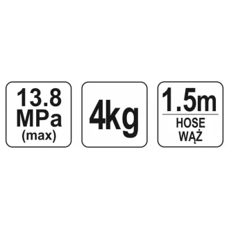 YATO Manuálna pumpa na mazanie 4 kg