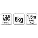 YATO Manuálna pumpa na mazanie 8 kg