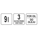 YATO Ručné čerpadlo na odsávanie oleja 9 litrov