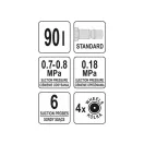 YATO Pneumatický odsávač oleja / zberač oleja 8 bar 70 litrov