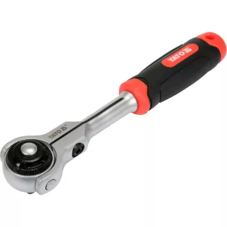   YATO Rátajúca hriadeľka 3/8" 195 mm, 72T otáčateľná hlava CrV