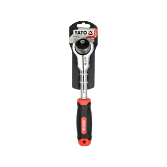   YATO Hmatníková rukoväť 1/2" 255 mm 72T s otáčajúcou hlavou CrV