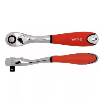   YATO račňový hnací hriadeľ 1/2" 255 mm 72T zahnutý hriadeľ CrV