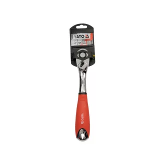   YATO račňový hnací hriadeľ 1/2" 255 mm 72T zahnutý hriadeľ CrV