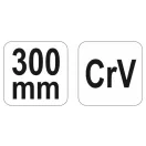 YATO Žehlička na kolieska 300 mm