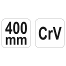 YATO Žehlička na kolieska 400 mm