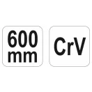 YATO Žehlička na kolieska 600 mm