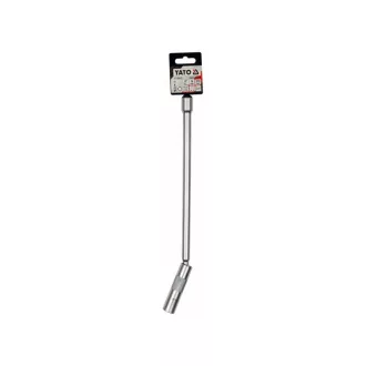   YATO kľúč na zapaľovacie sviečky so sklopným predlžovacím hriadeľom 14 mm 3/8" magnetický CrV